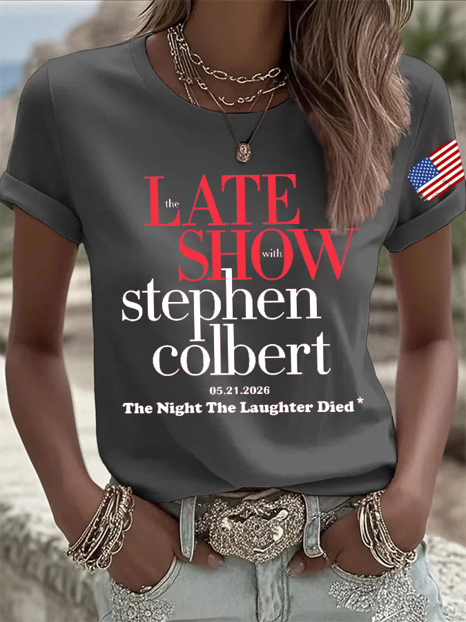 Retro Last Show 05.21.2026 The Night The Laughter Died Print T-Shirt