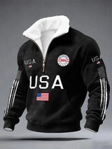 Men's Sweatshirt With A Print Commemorating The 250th Anniversary Of The United States