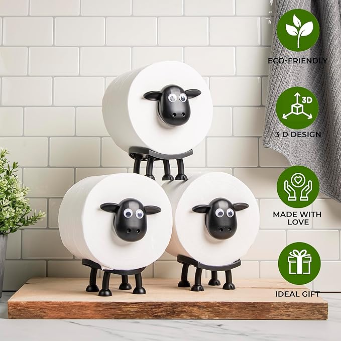 🎁Your Bathroom Needs This 🐑 Sheep Toilet Roll Holder