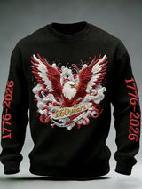 Men'S Casual T-Shirt With American 250th Anniversary Print