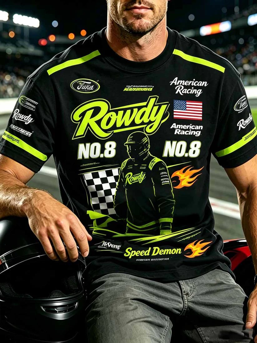 Men's Racing Print T-shirt