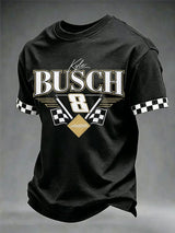 Men's Legendary Race Car Driver Print Commemorative T-Shirt:
