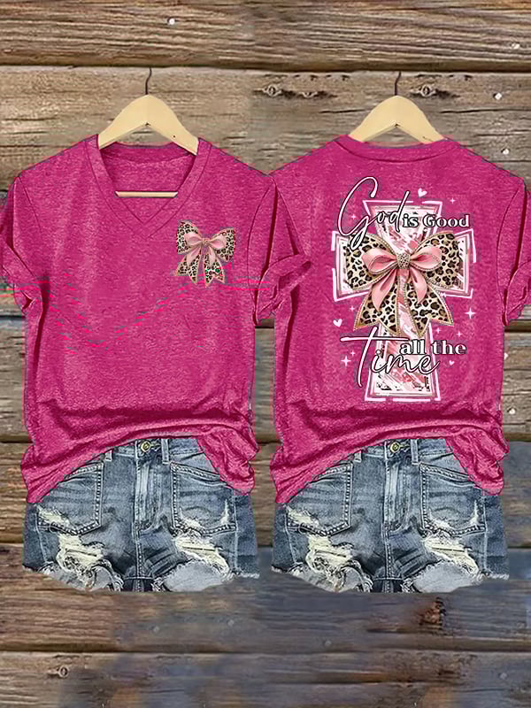 Women's  God is Good' Print T-Shirt