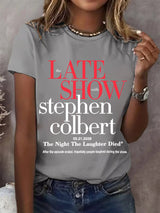 🔥Buy 3 Get 10% Off🔥Women's Retro Last Show Print T-Shirt