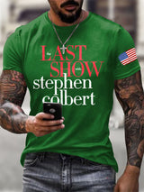 🔥Buy 3 Get 10% Off Men's Retro Last Show Print T-Shirt
