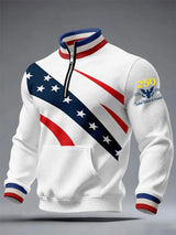 Men'S Casual American 250th Anniversary Printed Sweatshirt