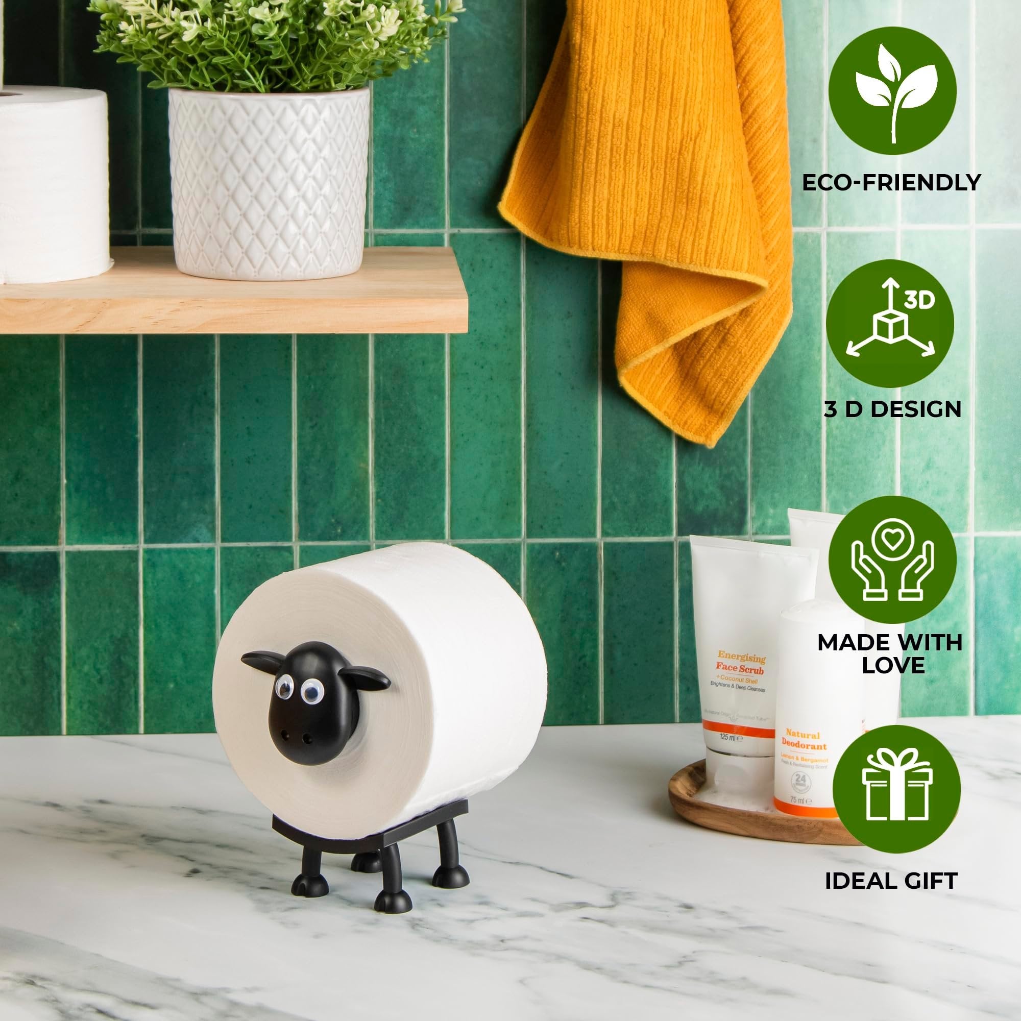 🎁Your Bathroom Needs This 🐑 Sheep Toilet Roll Holder
